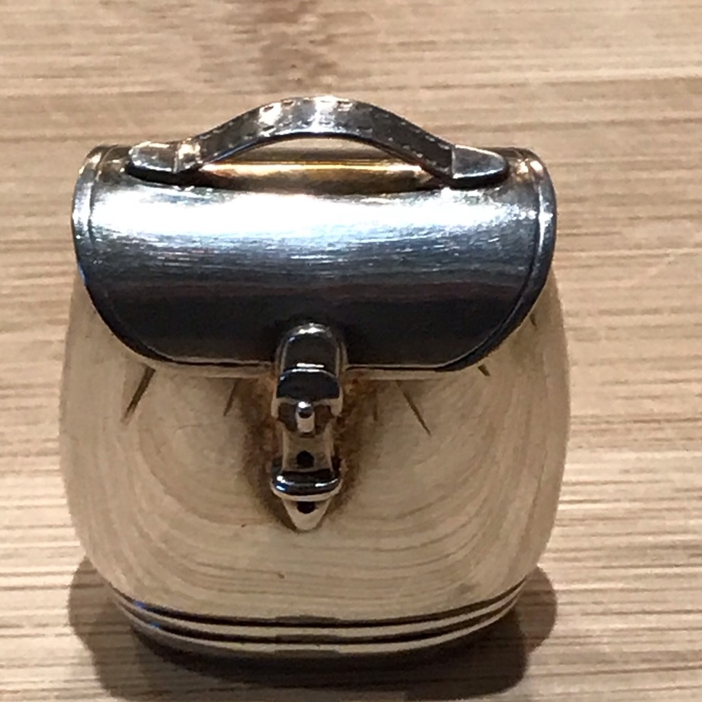 Asprey & Garrard Solid Sterling Backpack Pill case
